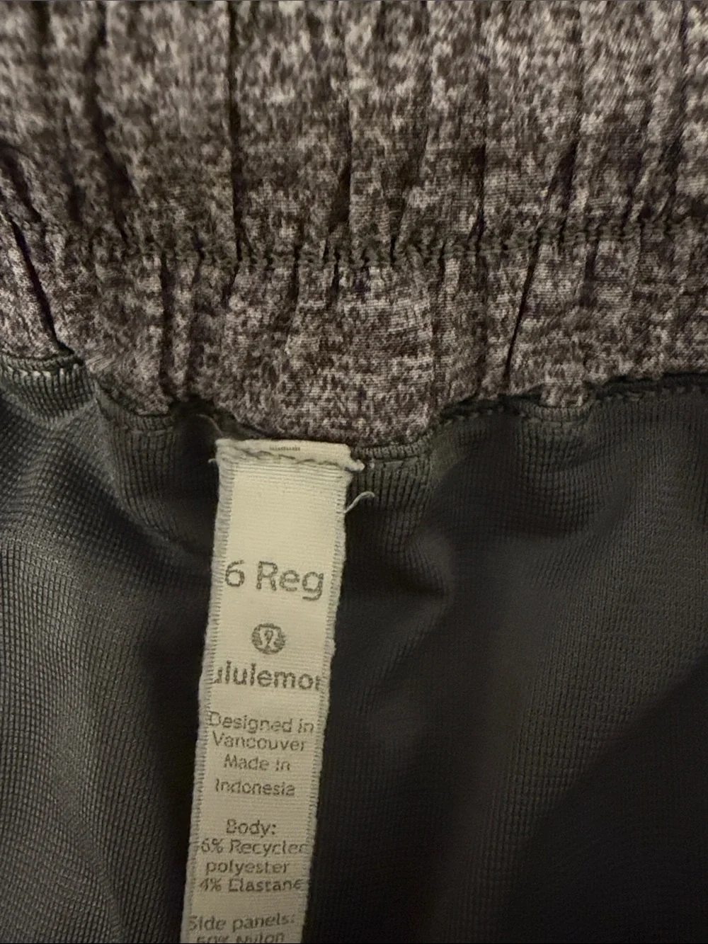 lululemon athletica Heather Gray Athletic Lounge Shorts - Picture 2 of 3